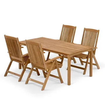 Columbus karmstol - Teak - Fritz Hansen
