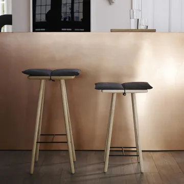 Georg barstol låg - Ek - Fritz Hansen