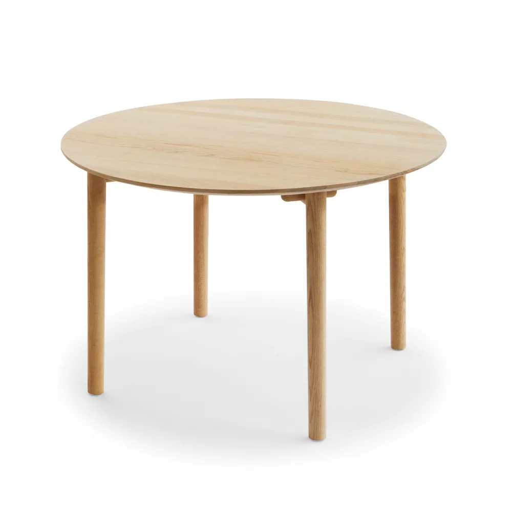 Hven matbord Ø110 cm, Obehandlad ek Fritz Hansen