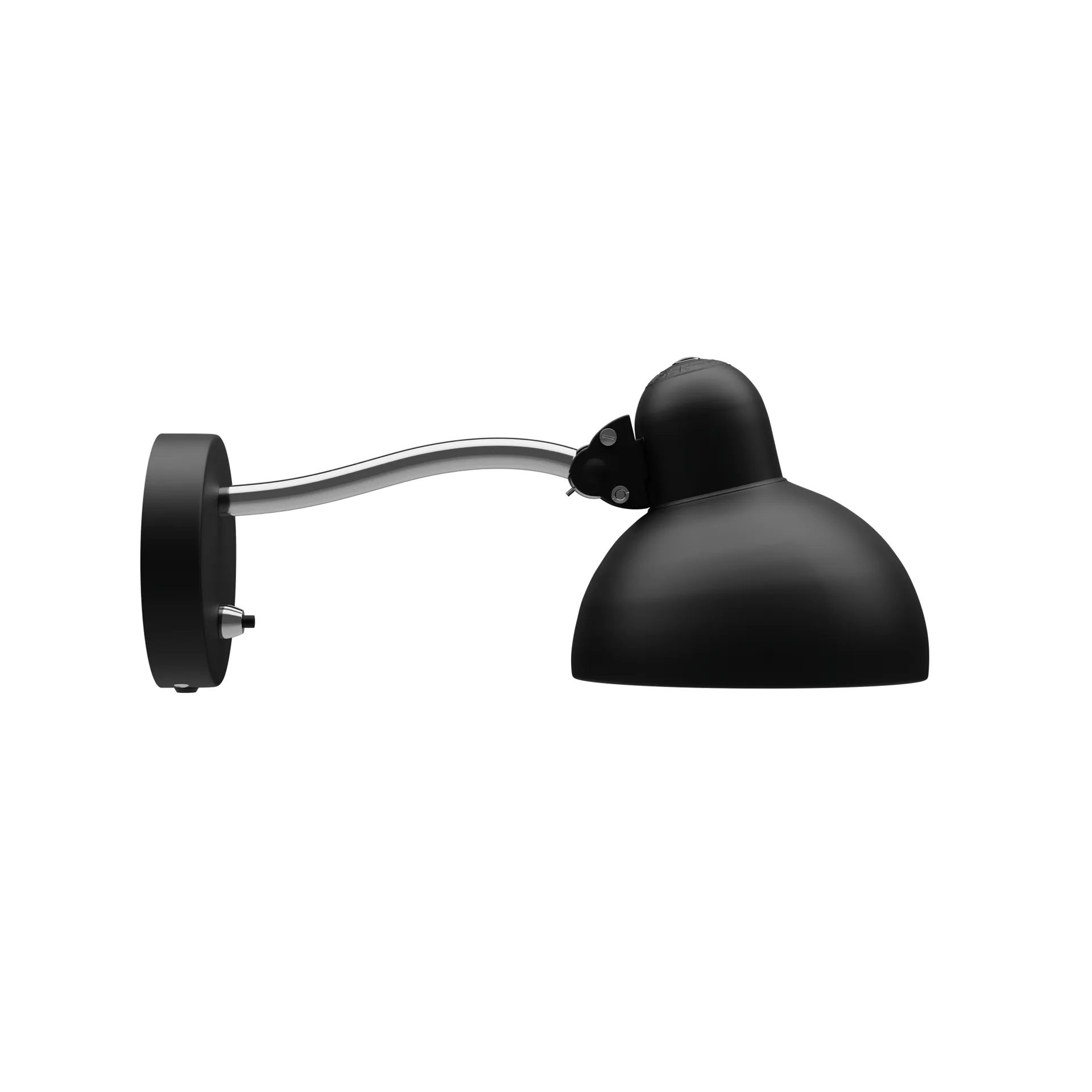 Kaiser Idell 6567-W vägglampa, Matt black Fritz Hansen