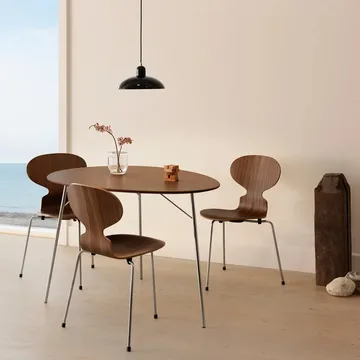 Myran 3100 stol - Lackerad valnötsfanér 3 ben - Fritz Hansen