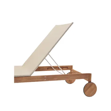 Pelagus solsäng teak - Sand - Fritz Hansen