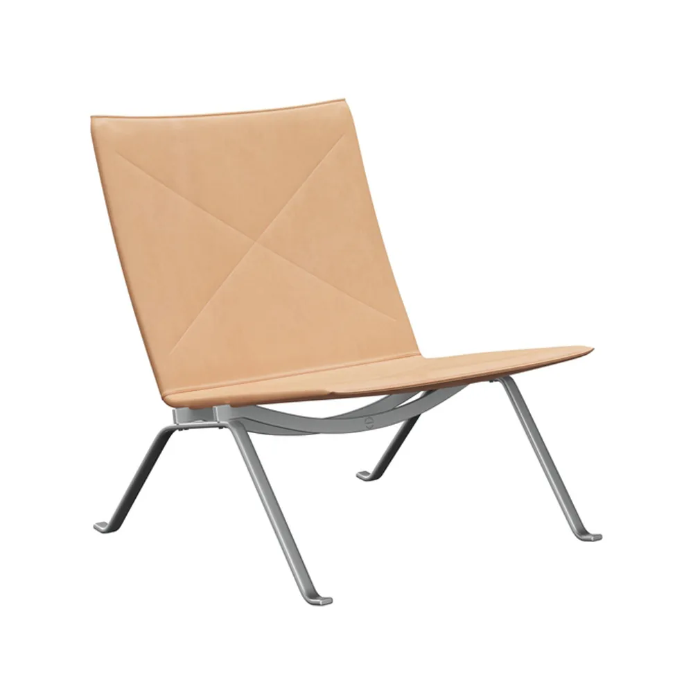 PK22 fåtölj, Leather natural Fritz Hansen