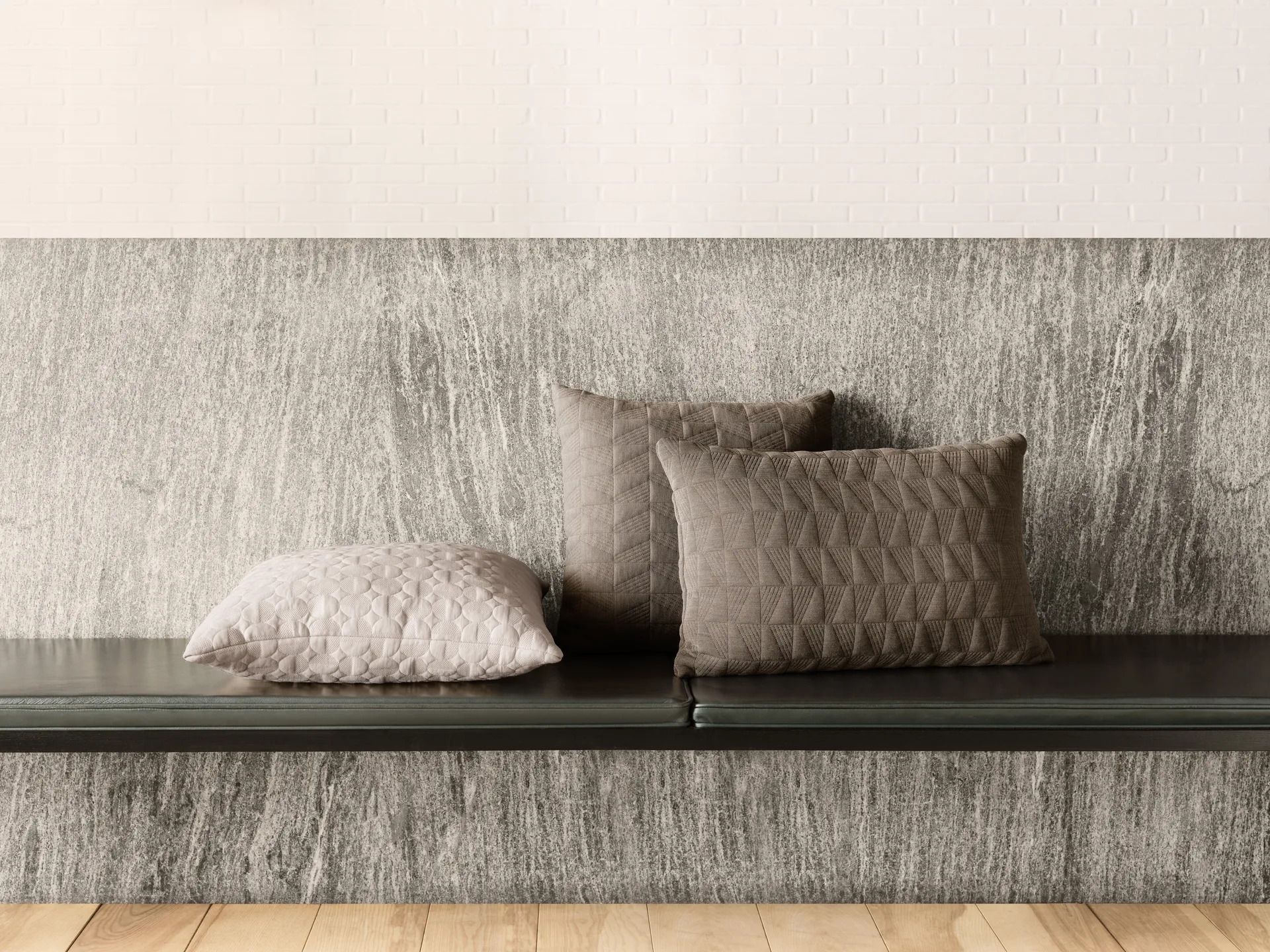 Trapez kudde 50x50 cm, Earth Brown Fritz Hansen