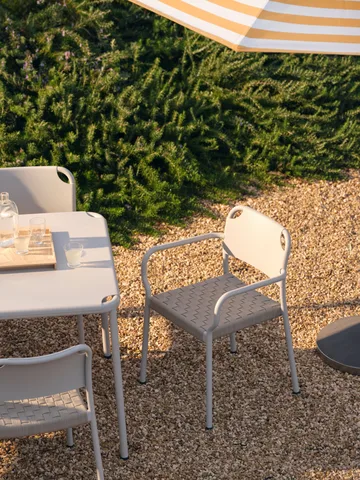 Vind matbord - Mist grey, 160x90 cm - Fritz Hansen