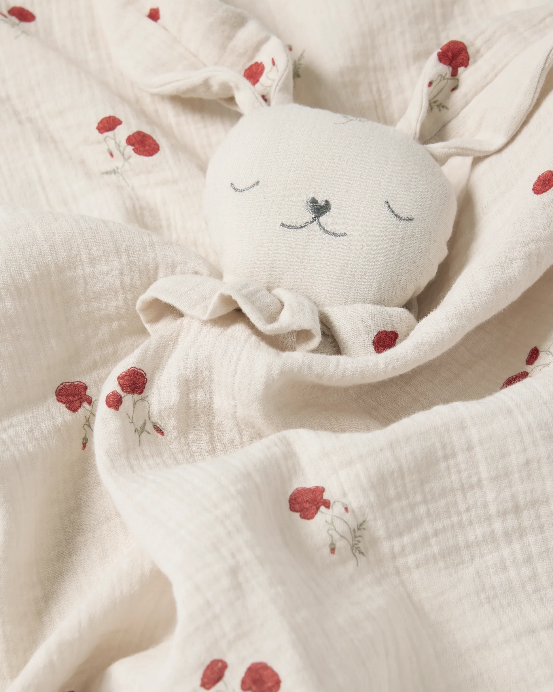 Poppy Muslin snuttefilt, 48x48 cm Garbo&Friends