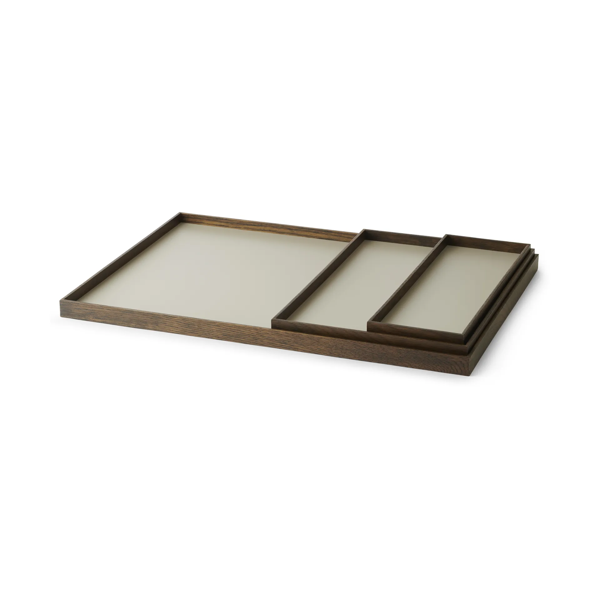 Frame bricka large 35,5x50,6 cm, Rökt ek-grå Gejst