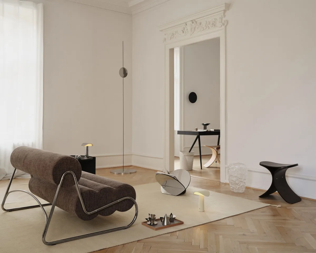 Luno pall 48x28x72 cm, Mörk ek Gejst