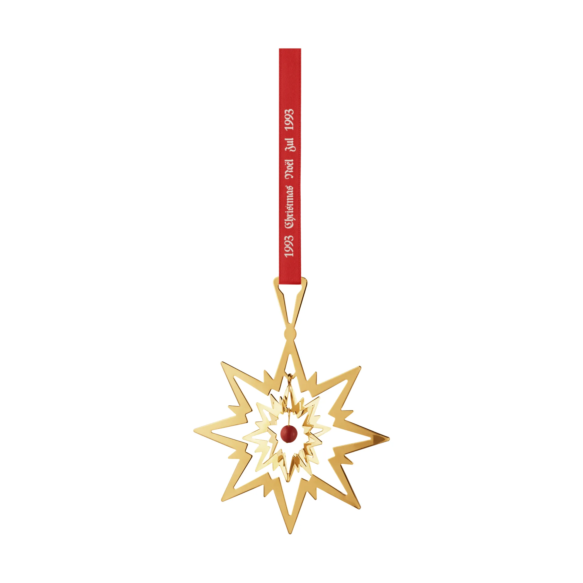 1993/2023 julhänge, Guldpläterat Georg Jensen