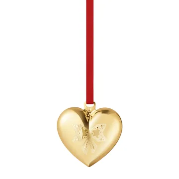2022 årets julhjärta - guldpläterat - Georg Jensen