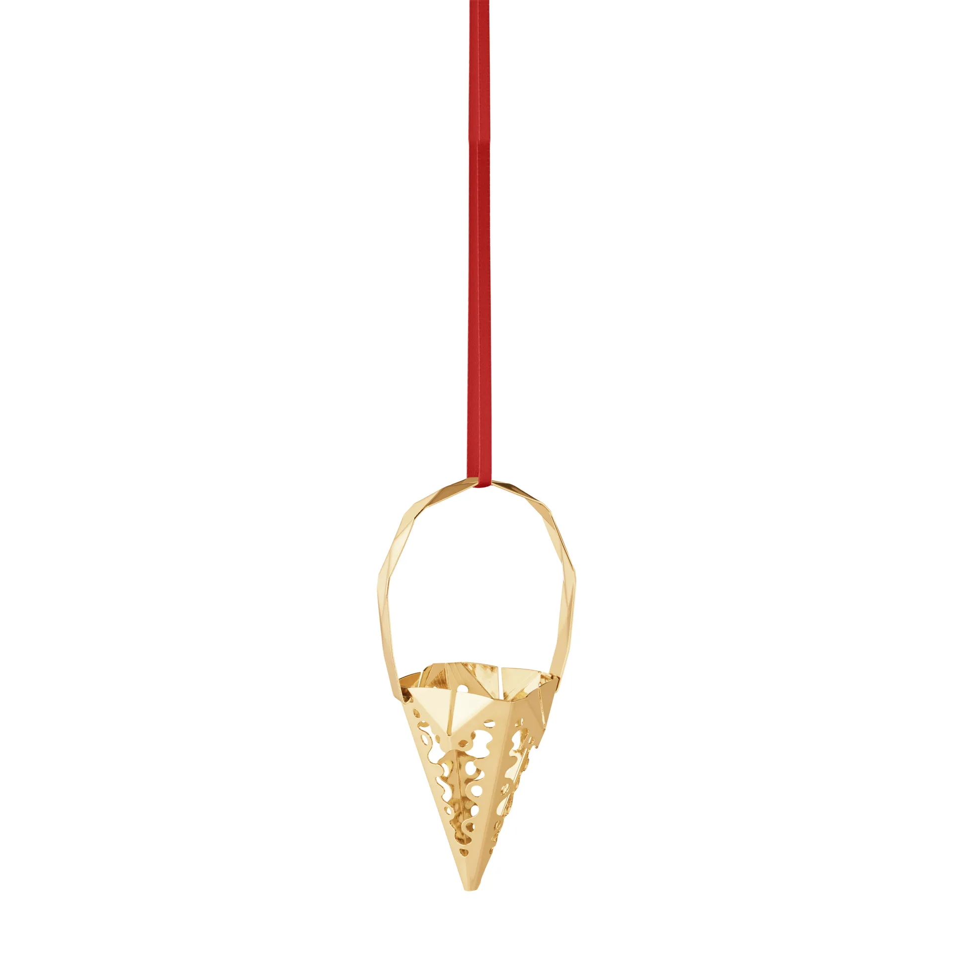 2022 Cone julhänge, guldpläterat Georg Jensen