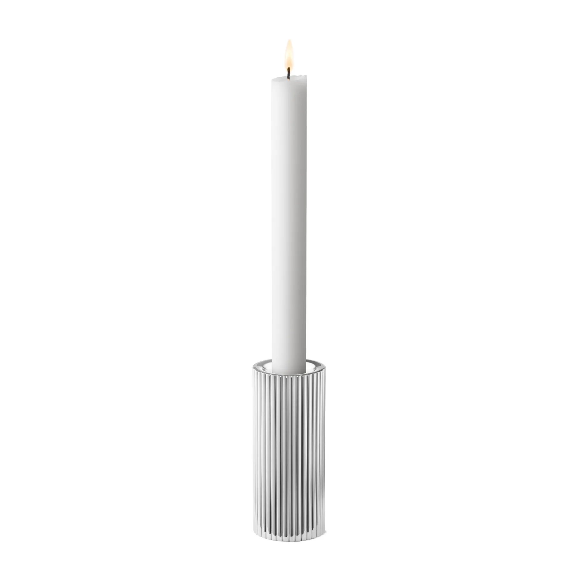 Bernadotte ljusstake 11 cm, Rostfritt stål Georg Jensen