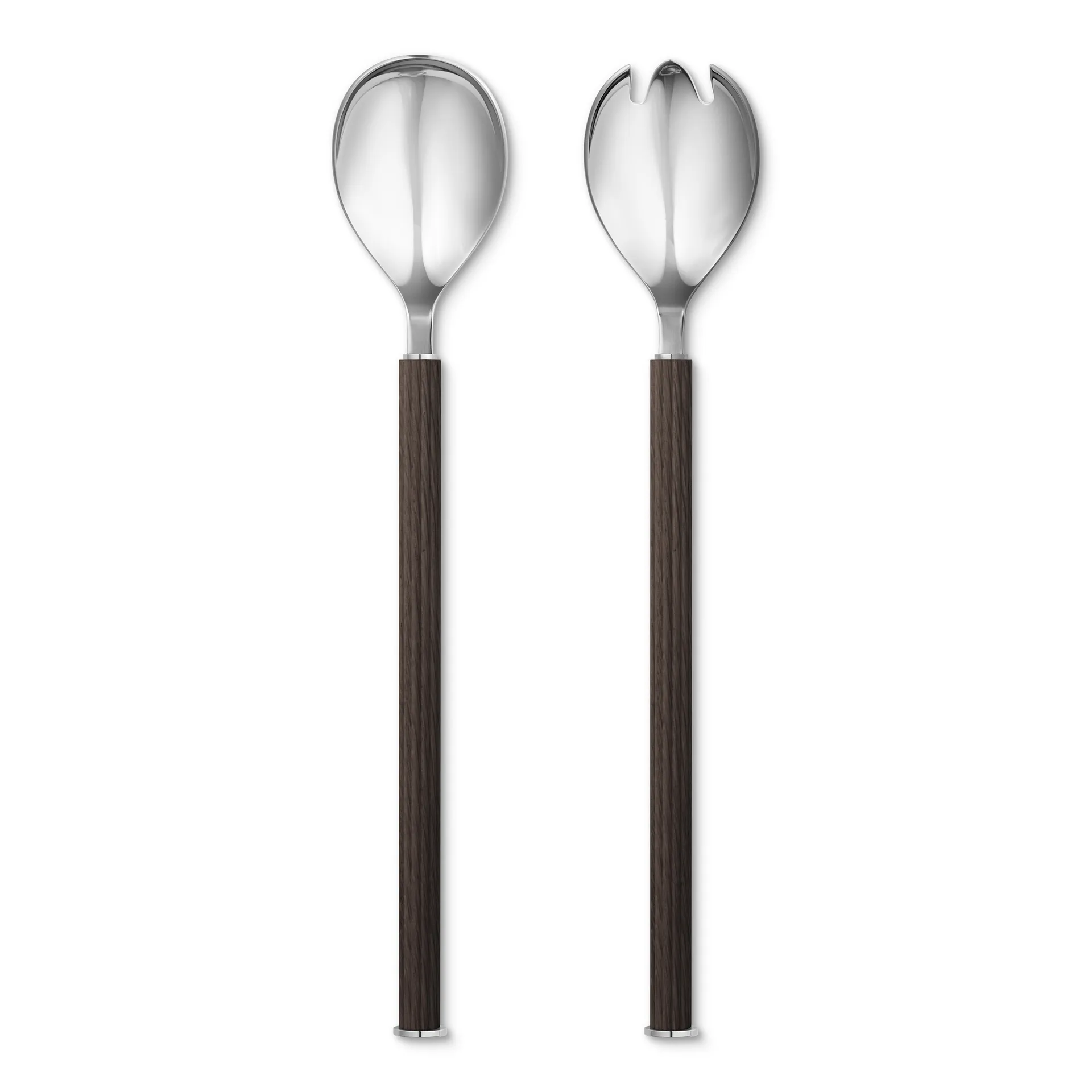 Bernadotte salladsbestick trähandtag, 2 delar Georg Jensen