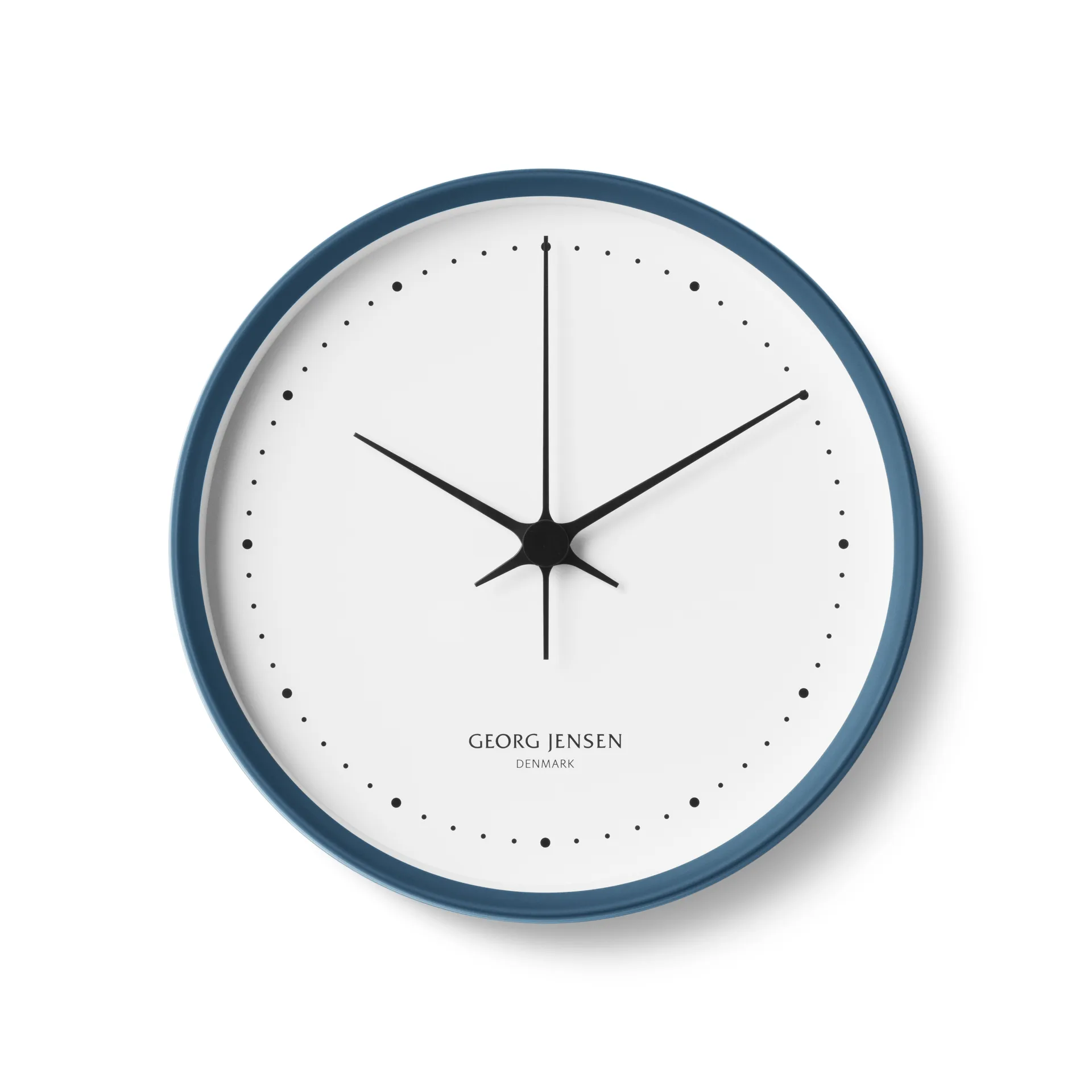 Henning koppel väggklocka Ø 22 cm, Blå-vit Georg Jensen