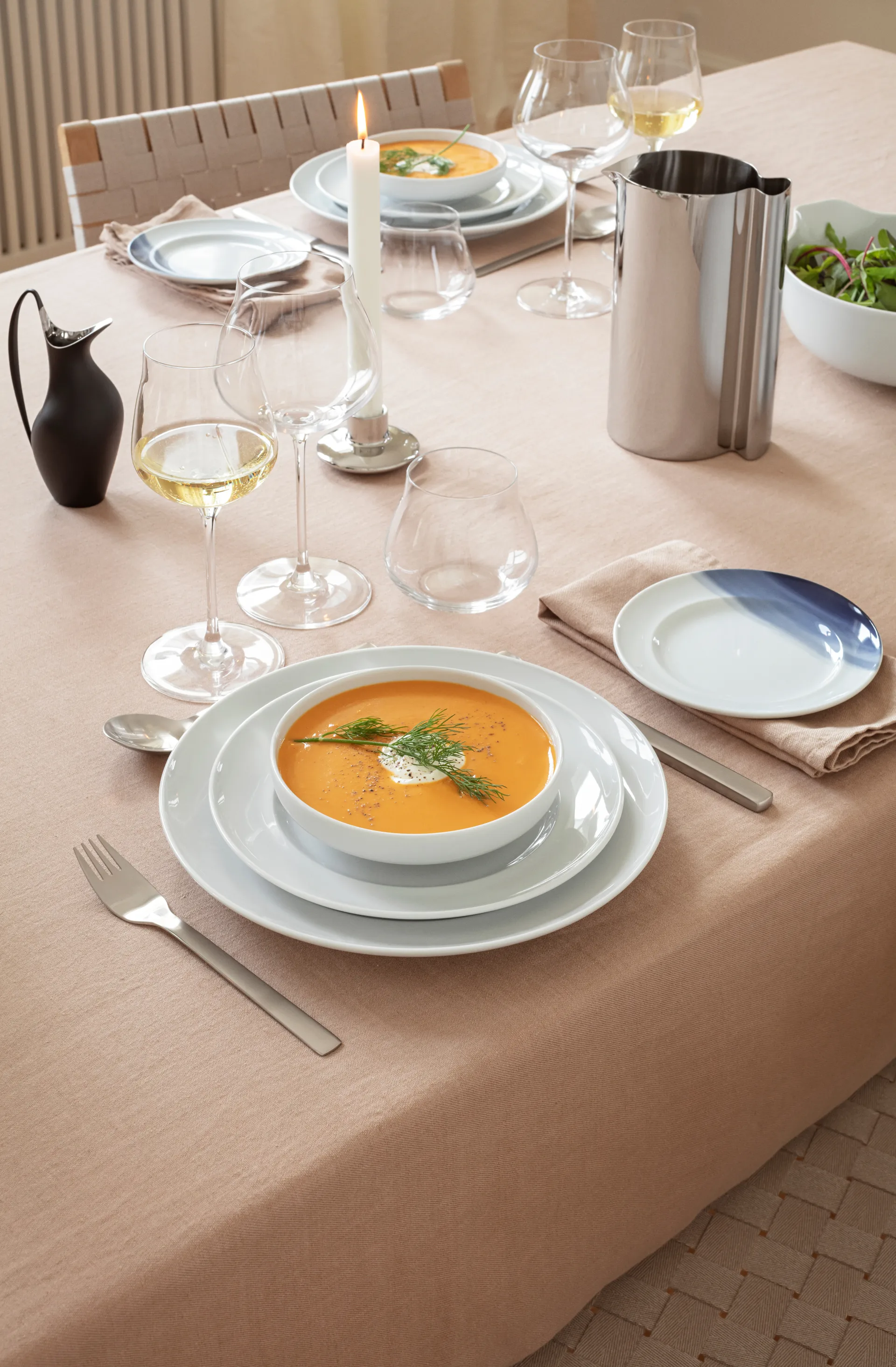 Koppel servisset, Vit Georg Jensen