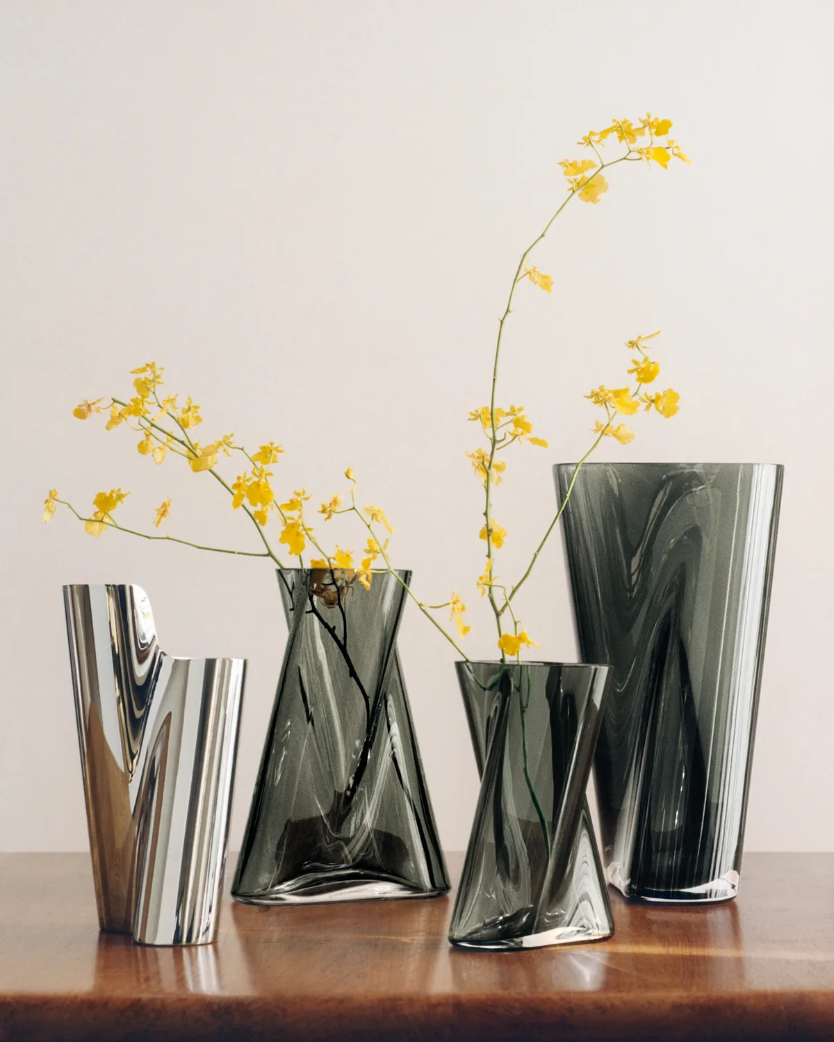 Lituus vas, Rostfritt stål, liten Georg Jensen