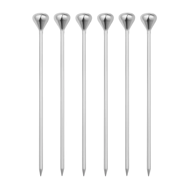 Sky cocktailpinnar 6-pack - Rostfritt stål - Georg Jensen