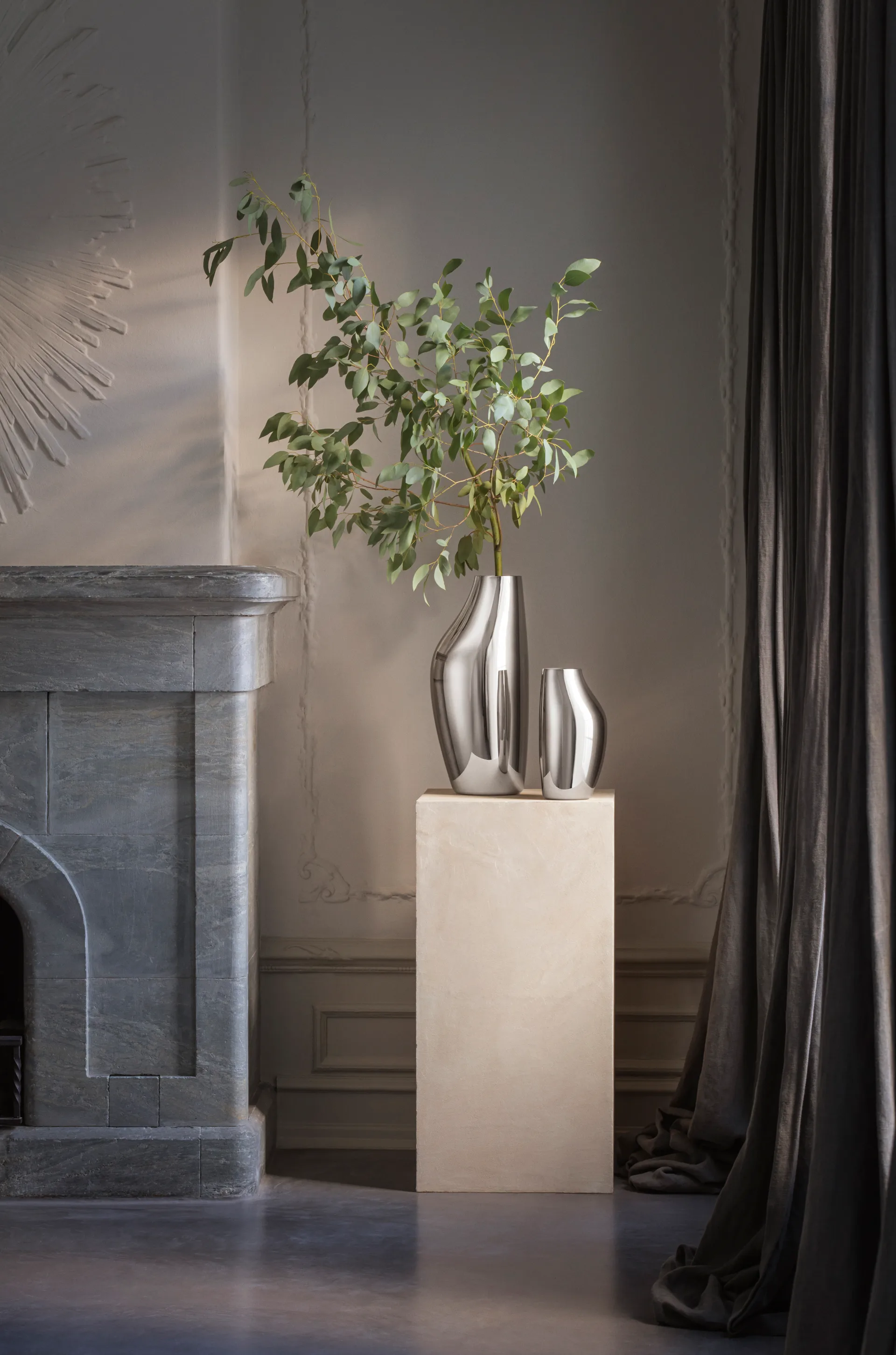 Sky golvvas 46 cm, Rostfritt stål Georg Jensen