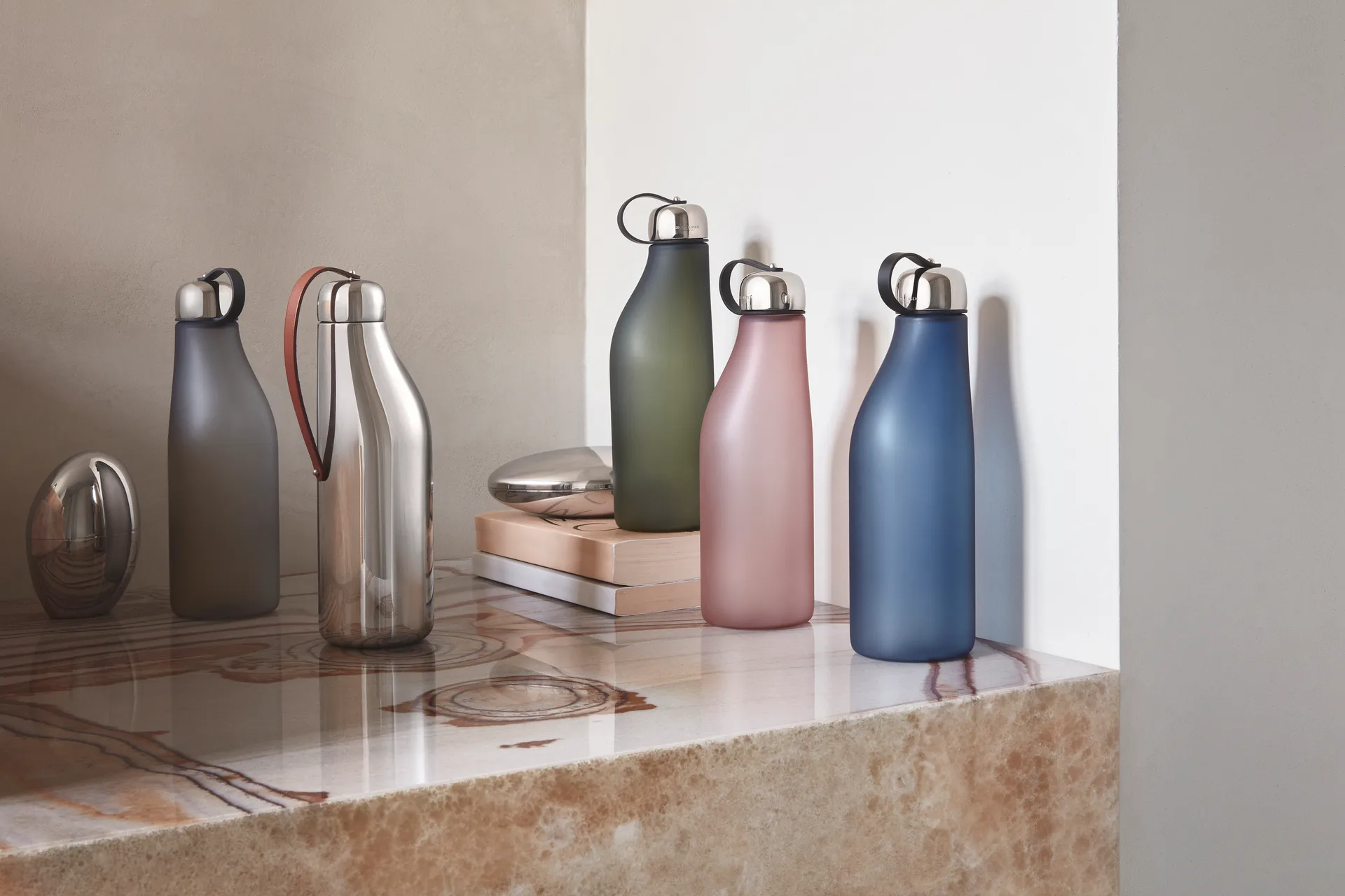 Sky vattenflaska 50 cl, Rose Georg Jensen