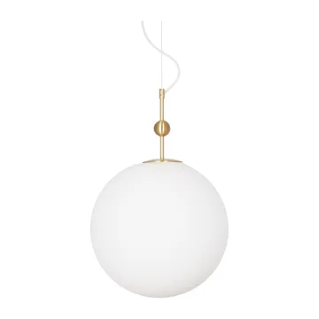 Astrid pendel Ø40 cm - Borstad mässing-vit - Globen Lighting