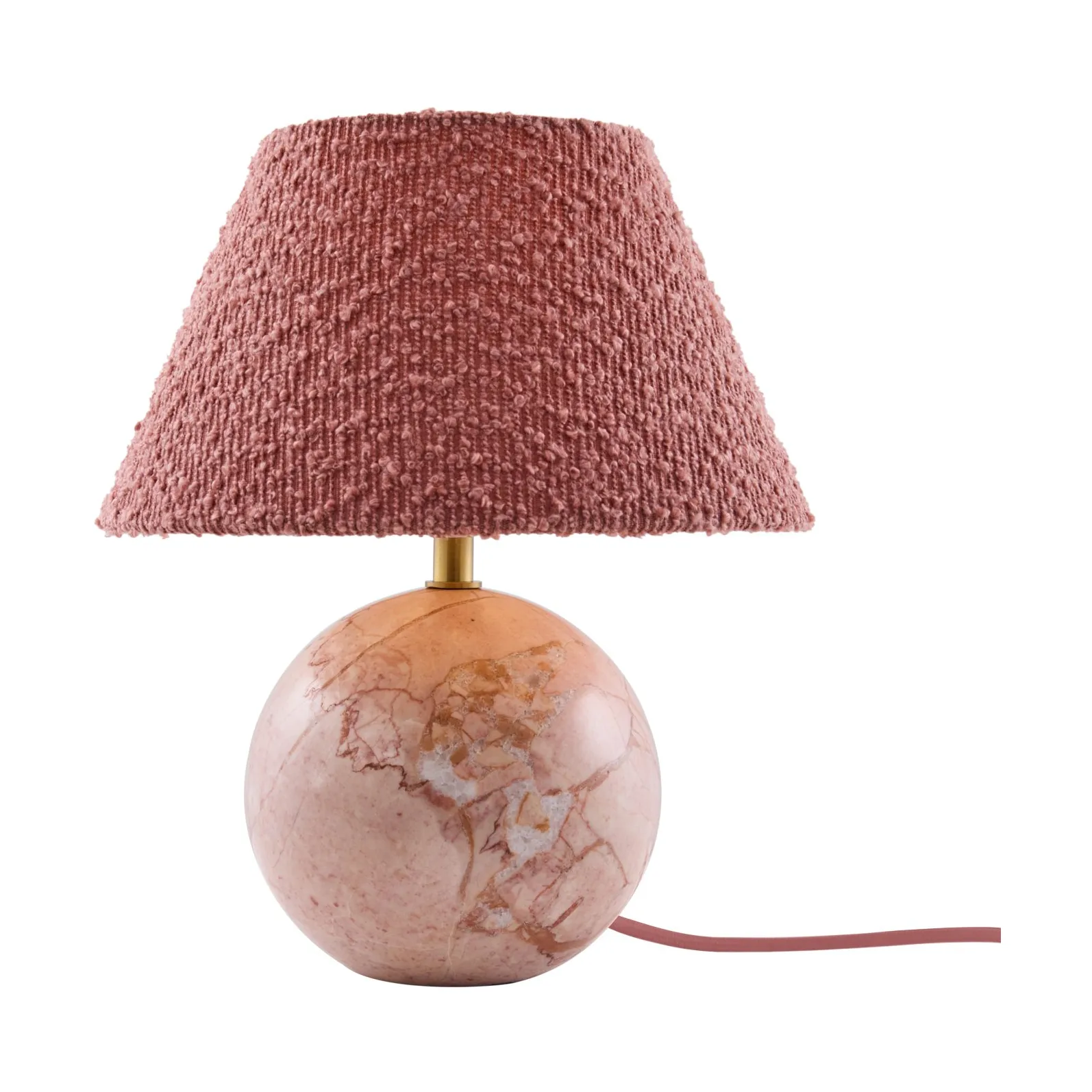 Castello 24 bordslampa, Dimrosa marmor Globen Lighting