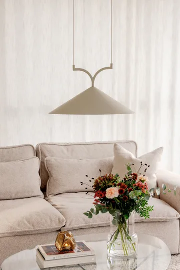 Curve pendel 50 - Beige - Globen Lighting