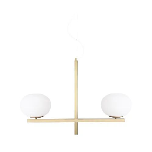 Gemini pendel 87 cm - Mässing - Globen Lighting