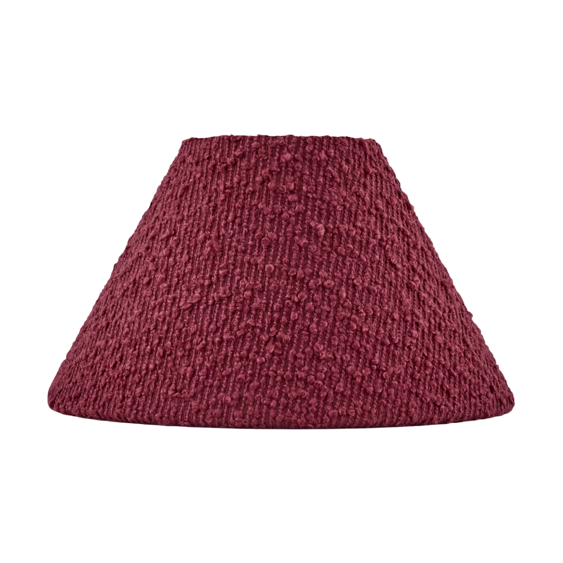 Iris 20 lampskärm, Bouclé burgundy Globen Lighting