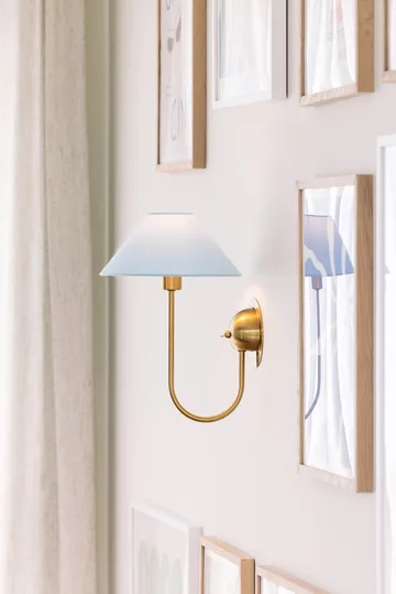 Iris vägglampa - Duvblå - Globen Lighting