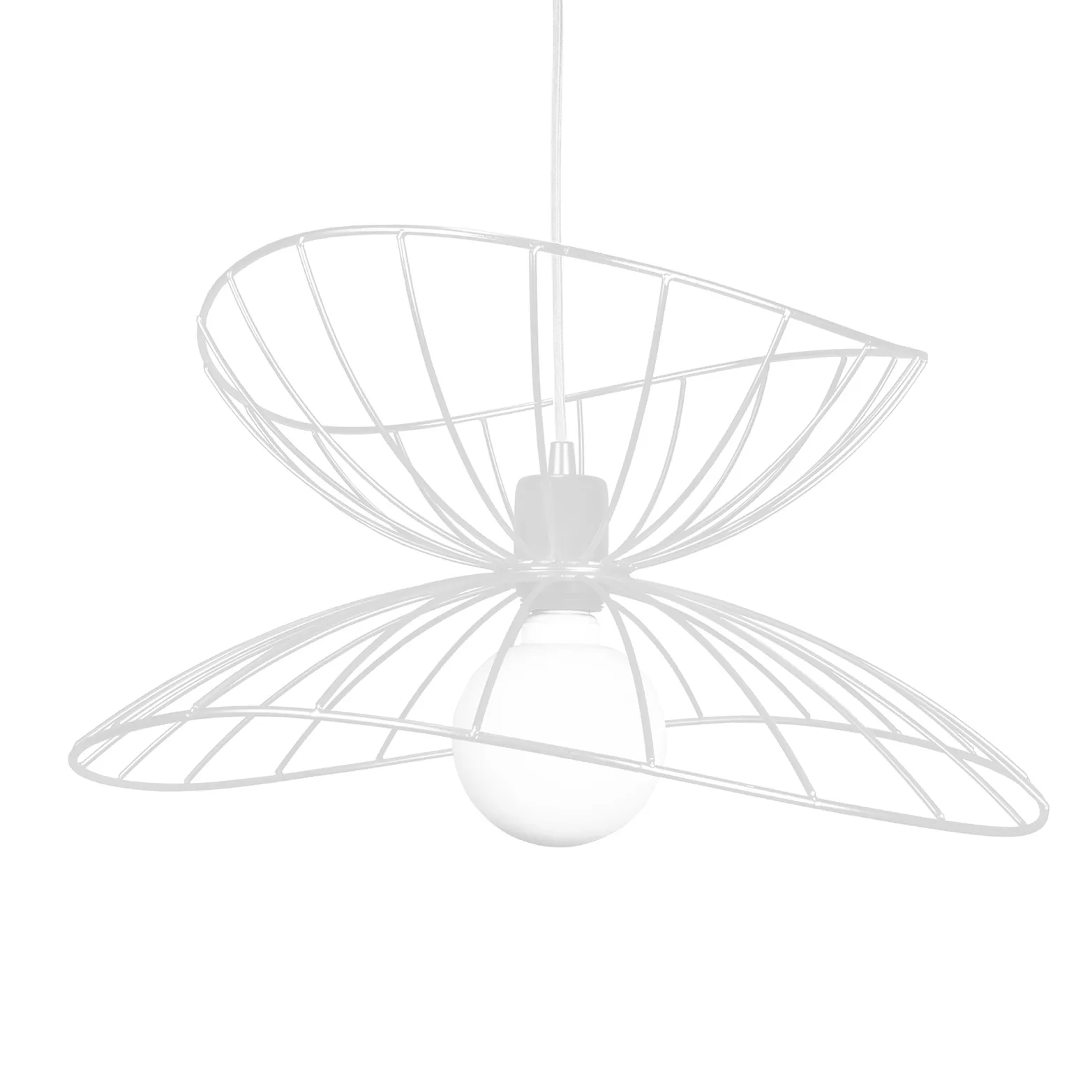 Ray taklampa Ø 45 cm, Vit Globen Lighting