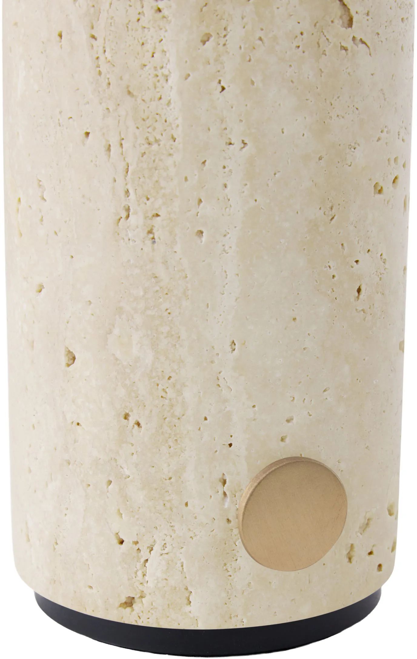 Torrano bordslampa portabel, Beige travertine Globen Lighting