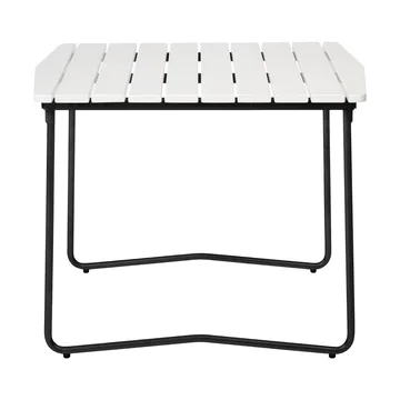 B31 matbord - 92x84 cm, Vitlackerad ek-svart - Grythyttan Stålmöbler