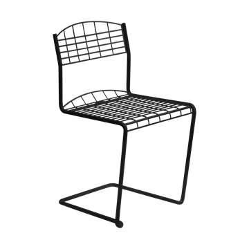 High Tech stol - Svart - Grythyttan Stålmöbler