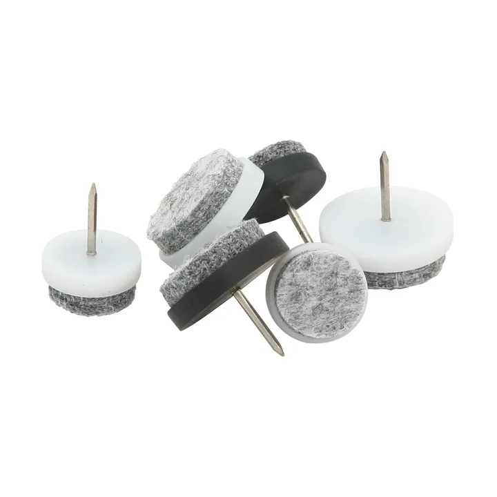 Guardian möbeltass med spik Ø17 mm 8-pack - Svart - Guardian