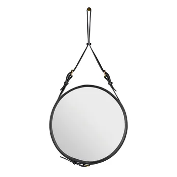 Adnet Circulaire spegel S - svart - GUBI