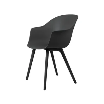Bat Plastic stol - black - GUBI