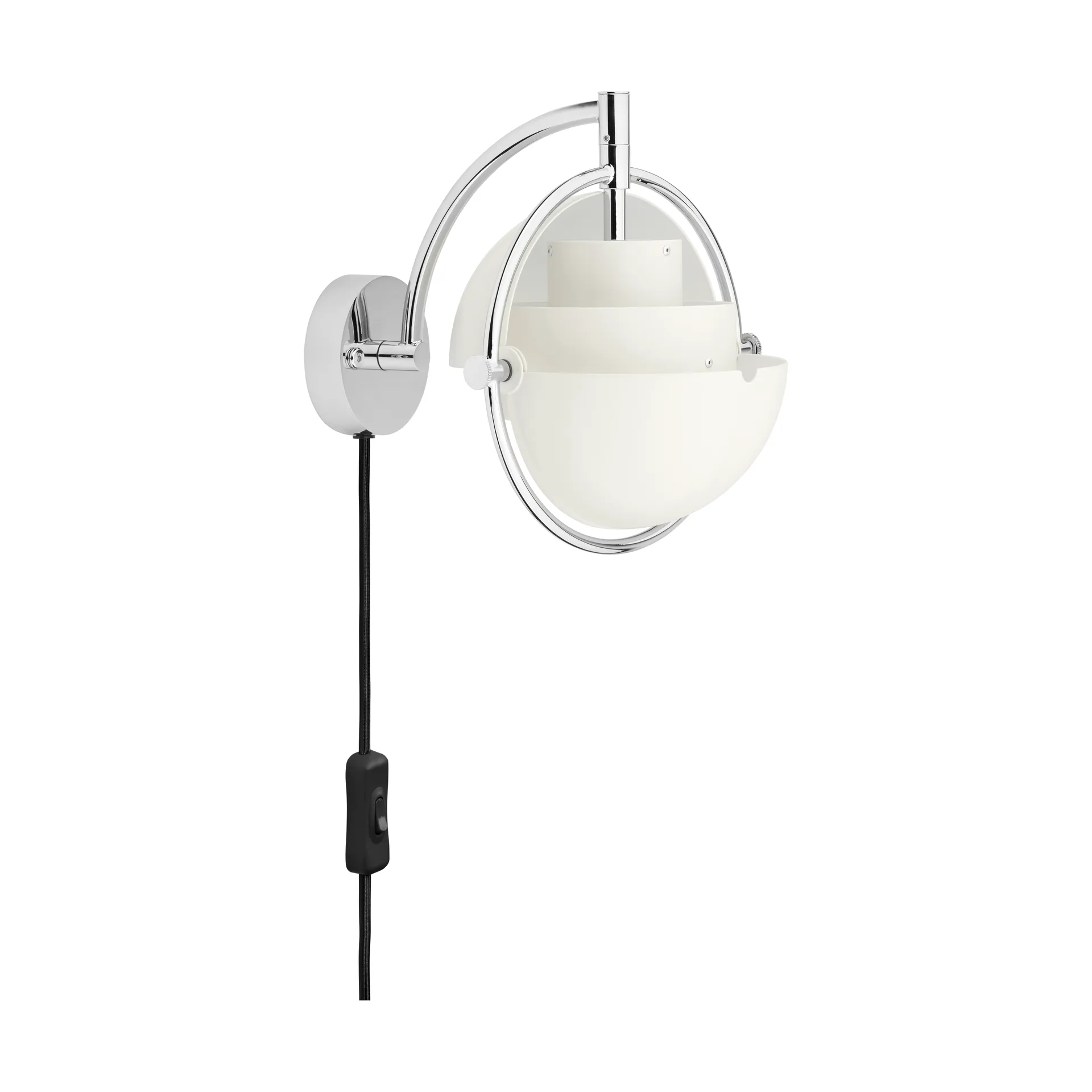Multi-Lite vägglampa, Vit-krom GUBI