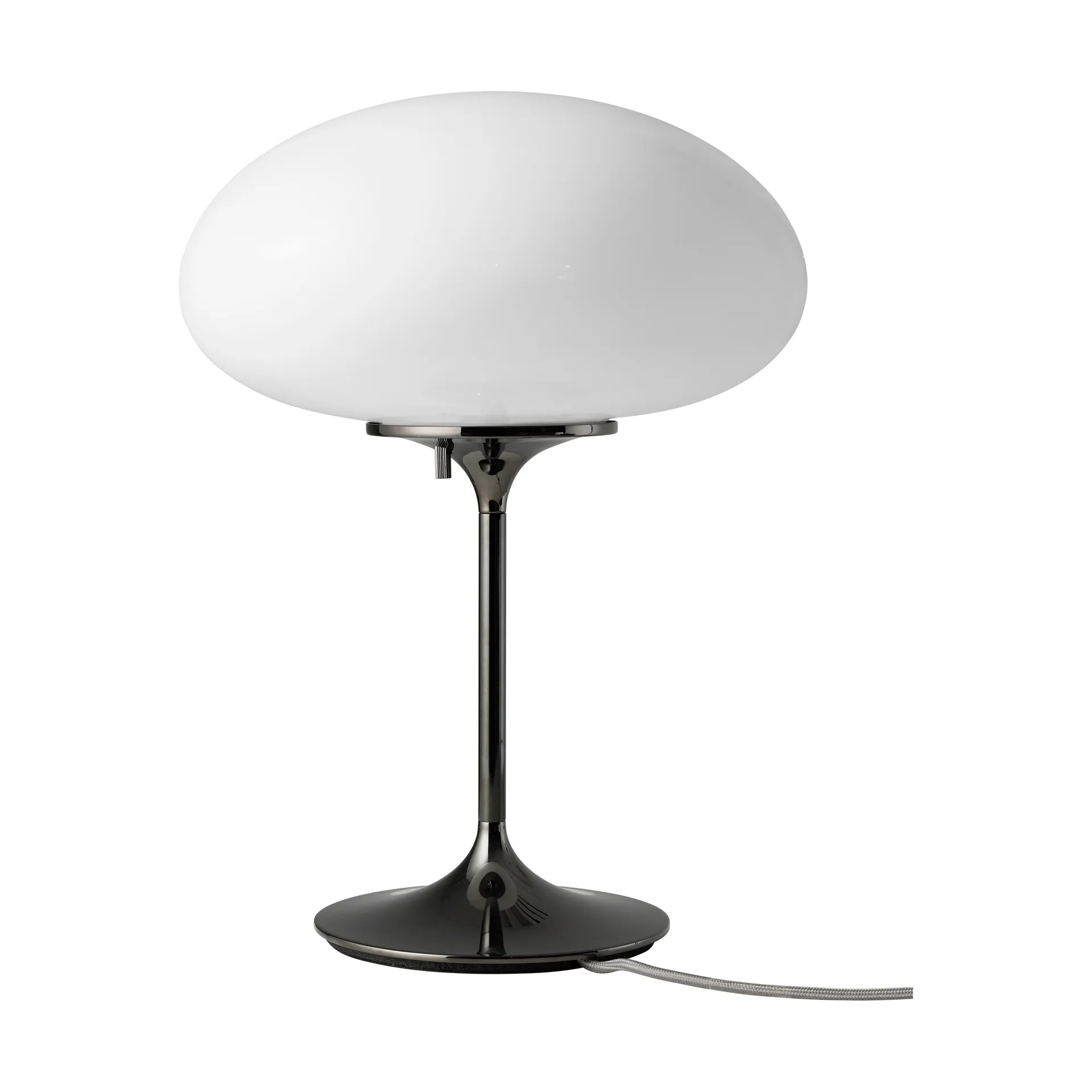 Stemlite bordslampa, Black chrome-opalglas, 42 cm GUBI