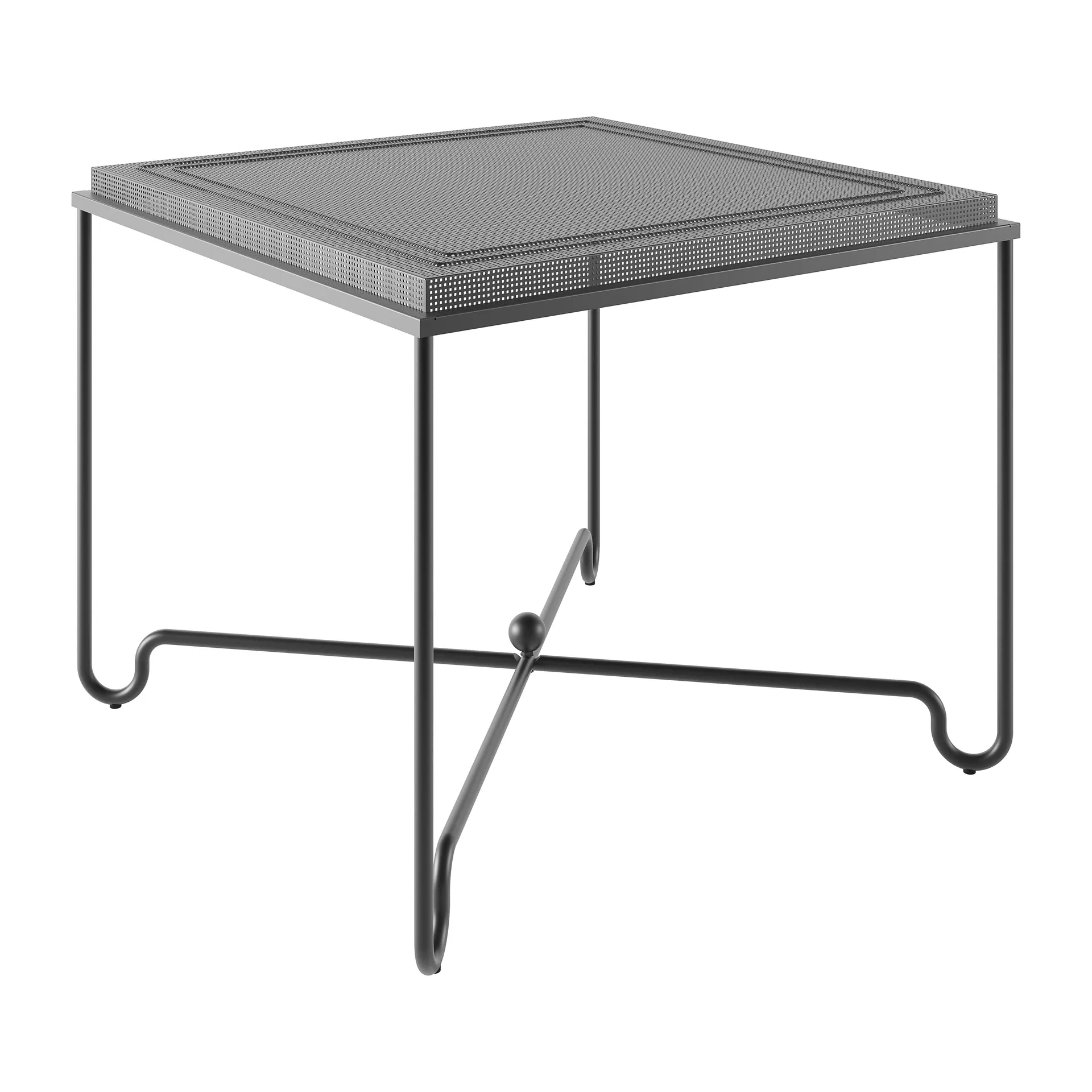Tropique bord 90x90x75 cm, Classic black GUBI