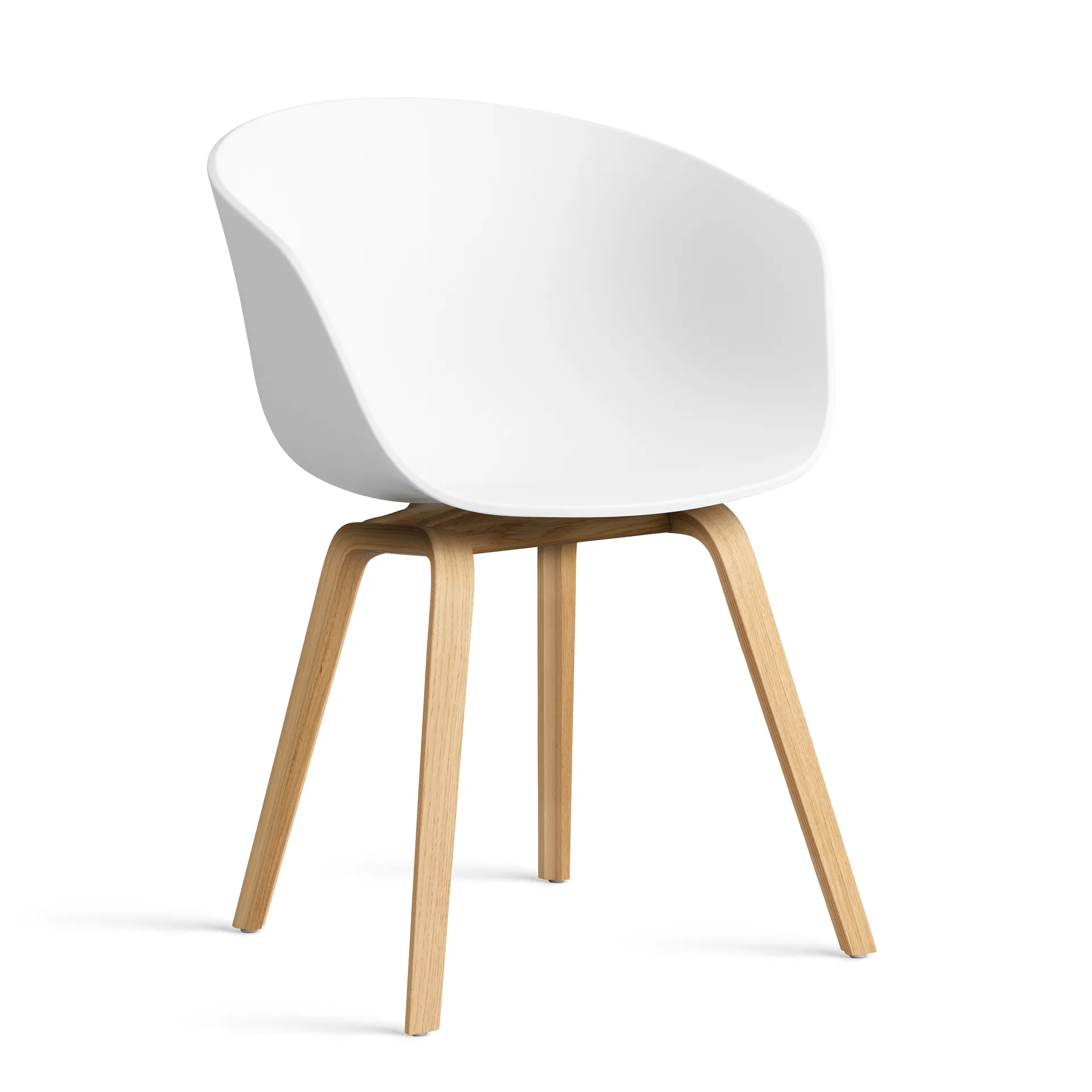 About a Chair 22 2.0 stol, Vit-lackerat ekstativ HAY