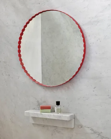 Arcs Mirror spegel Ø60 cm - Red - HAY
