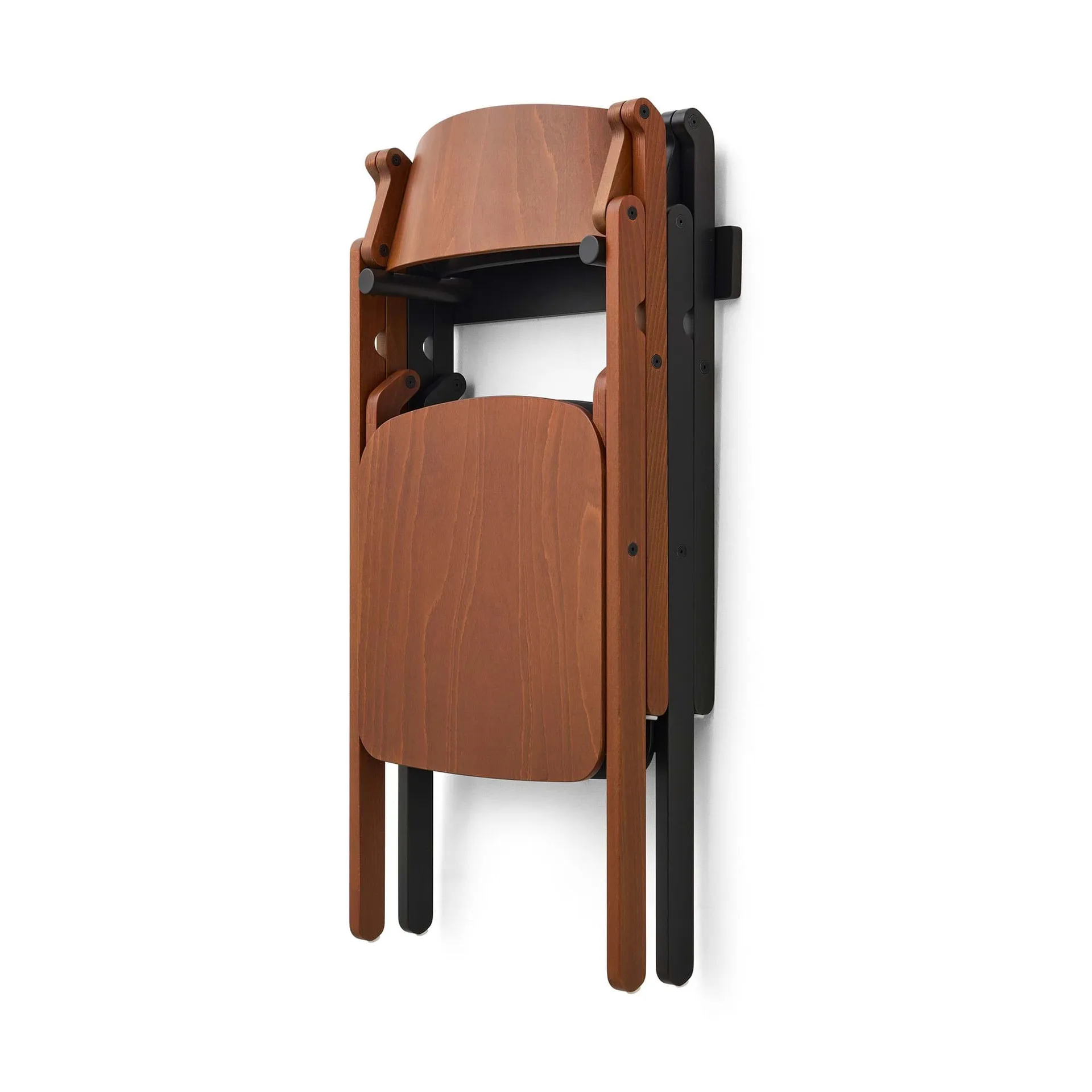 Backflip Chair väggfäste till stol, Anthracite lackerad bok HAY