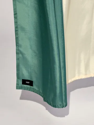 Check duschdraperi 180x200 cm - Green - HAY
