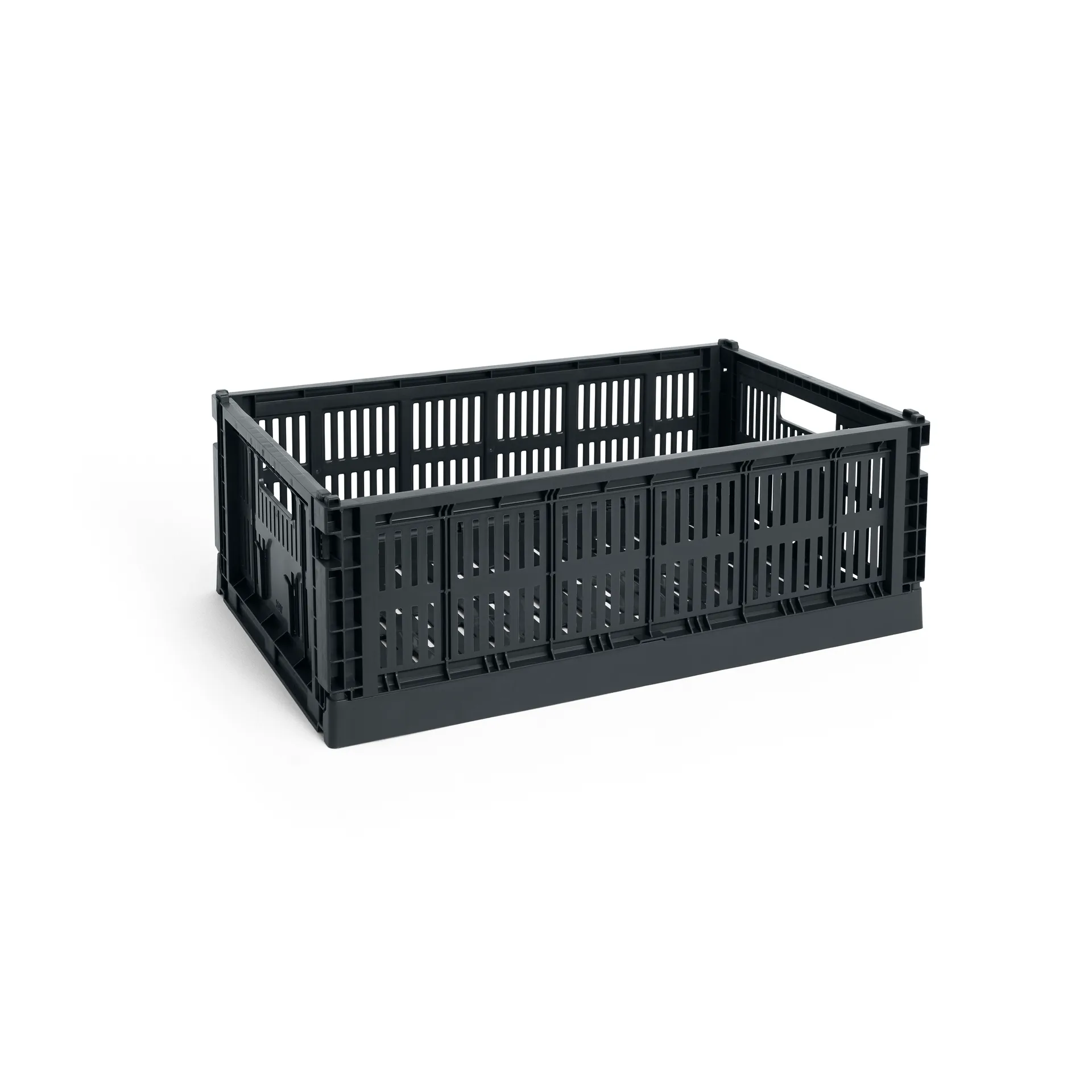 Colour Crate L 34,5x53 cm, Charcoal HAY