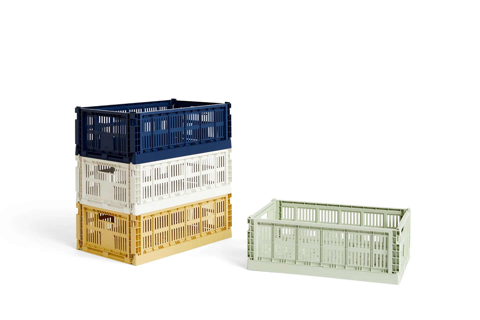 Colour Crate L 34,5x53 cm, Dark blue HAY