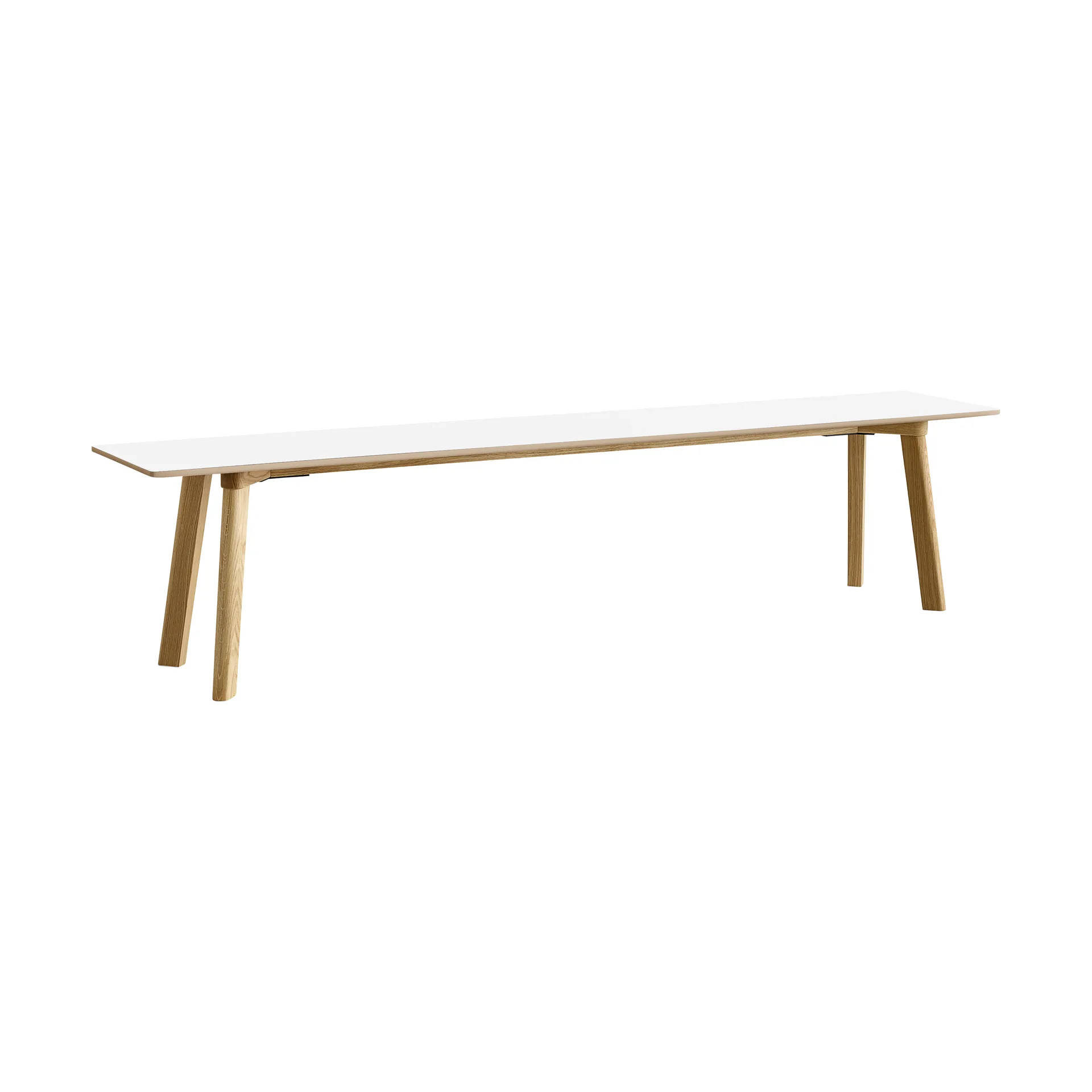 CPH215 Deux 2.0 bänk 200 cm, Pearl white-lacquered oak HAY