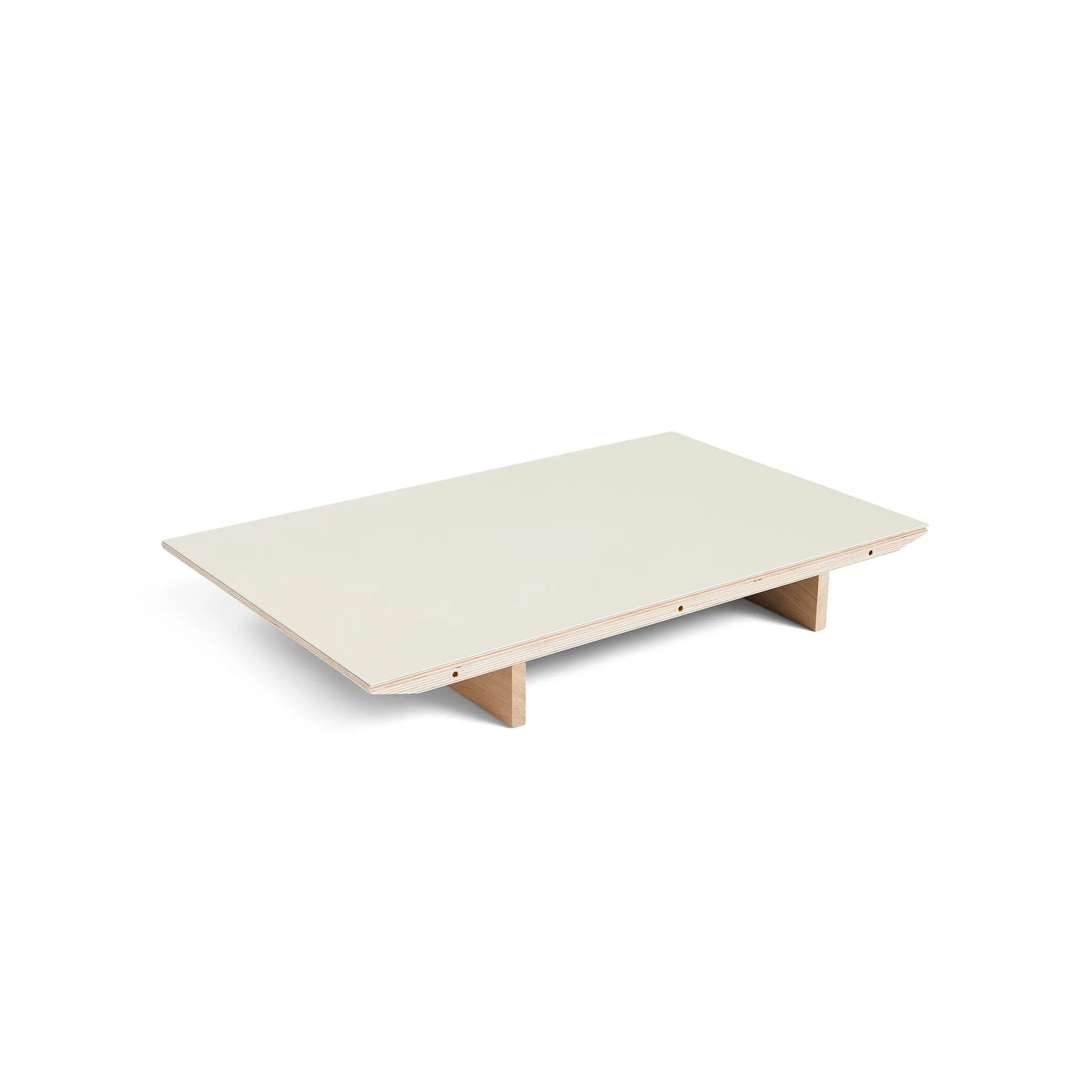 CPH30 2.0 Extendable Leaf till matbord 50x80 cm, Off white linoleum-lacq. oak HAY
