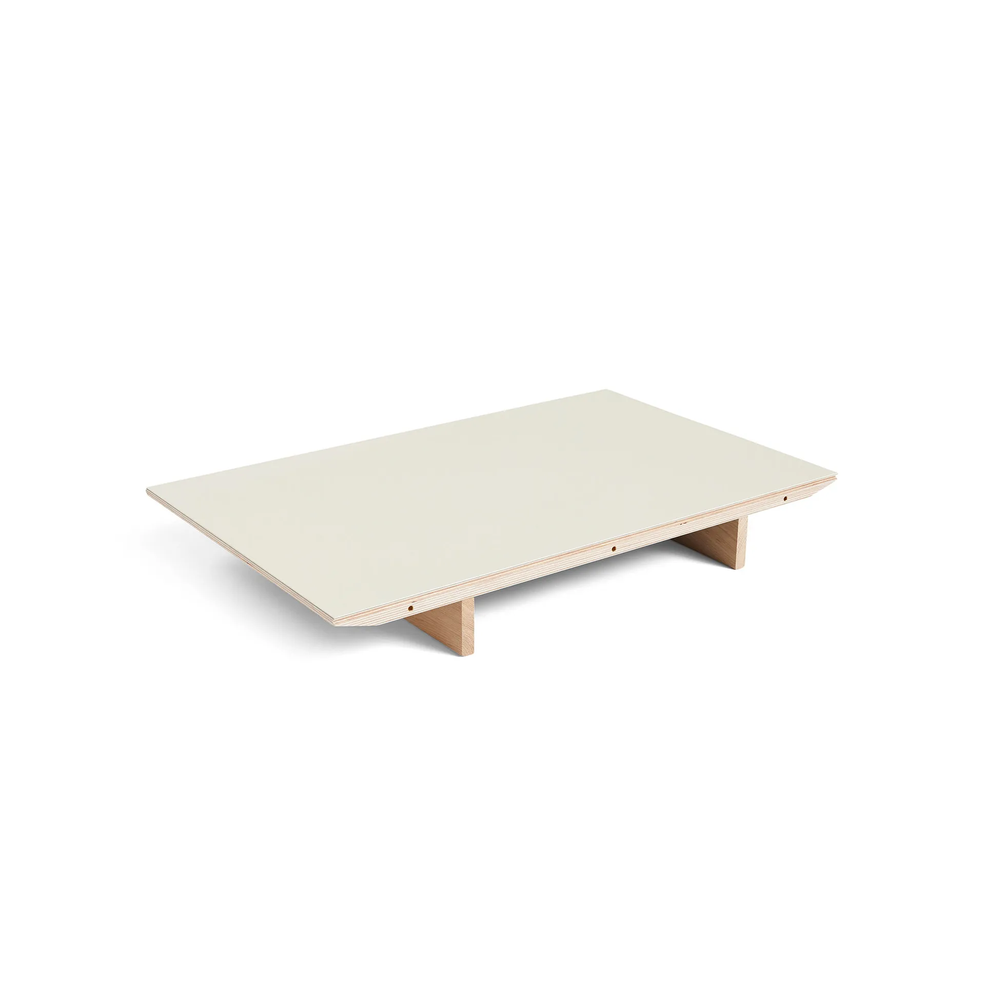 CPH30 2.0 Extendable Leaf till matbord 50x90 cm, Off white linoleum-lacq. oak HAY