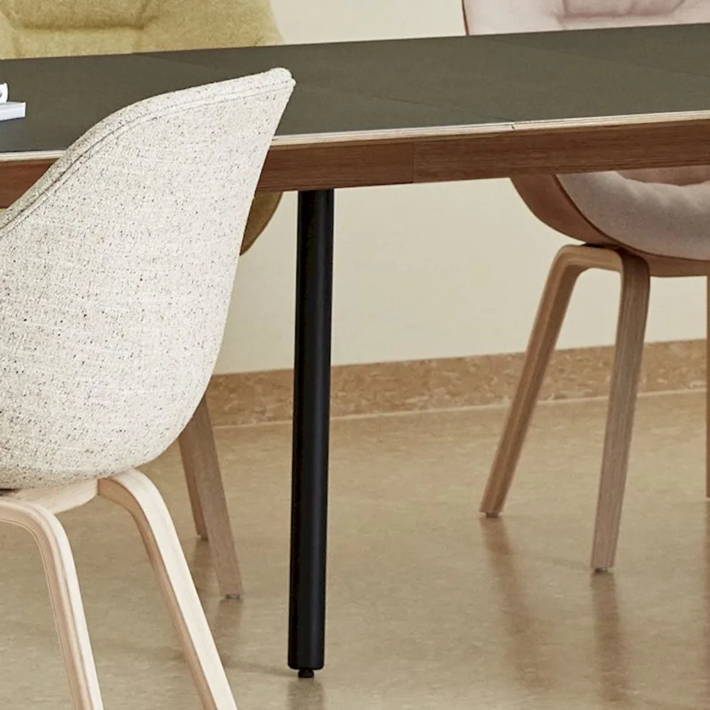 CPH30 Extendable stödben, Black water-based lacquered oak HAY