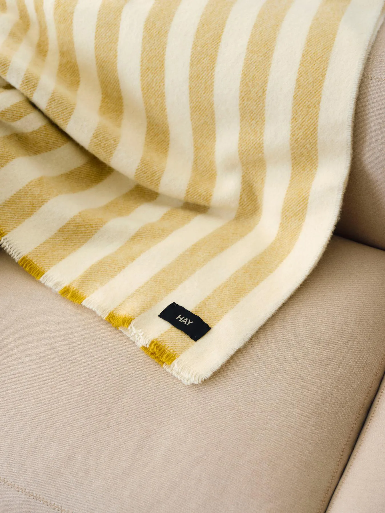 Duo pläd 130x180 cm, Cream HAY